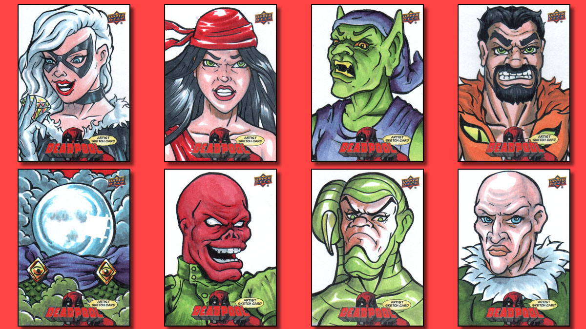 Marvel comics Sketch cards